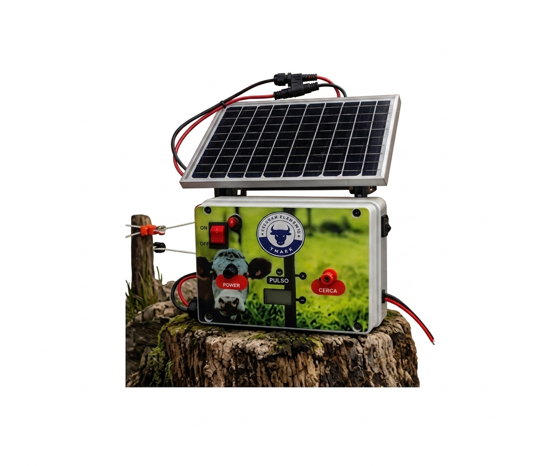 KIT SOLAR para Cercas ELÉCTRICAS Ganaderas (Alcance 50KM - IMPULSOR)