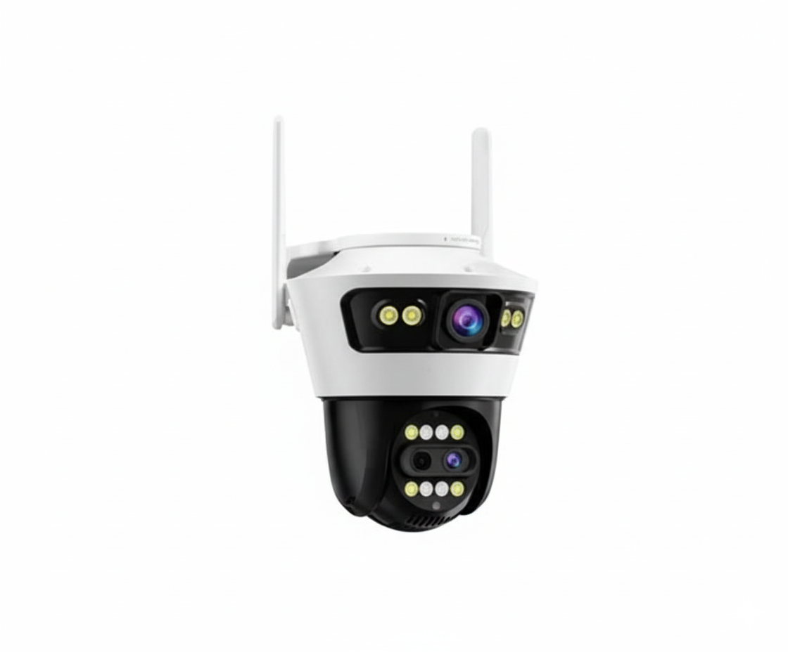 Cámara Centinela Dual Robusta PTZ Doble Lente Wi-Fi Exterior