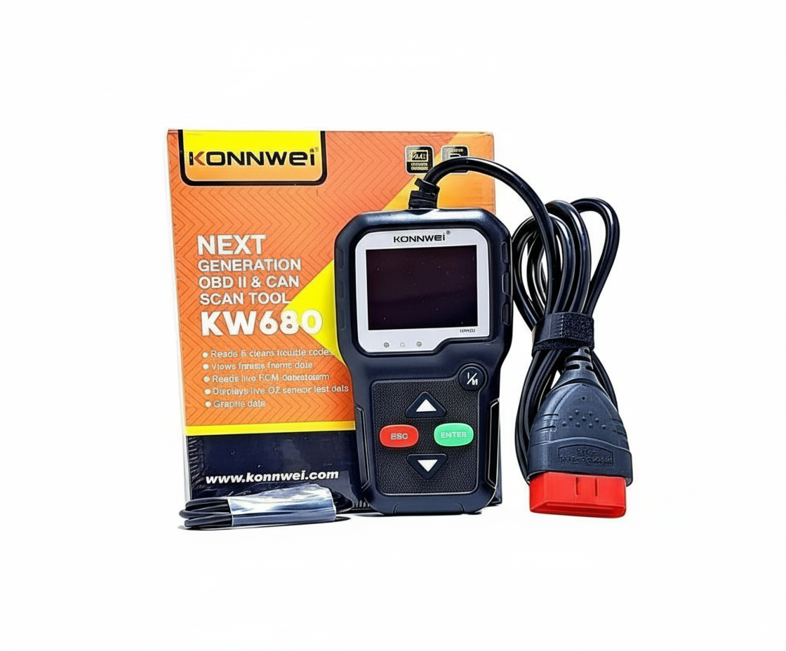 Escanner Konnwei KW-680 OBD2 Profesional - UNIVERSO LED