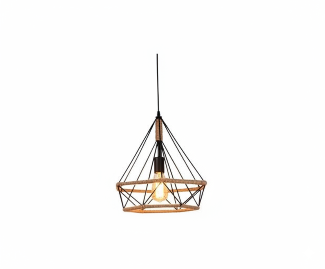 Lámpara Colgante Diamante Urbano Iluminación Industrial Rústica - UNIVERSO LED