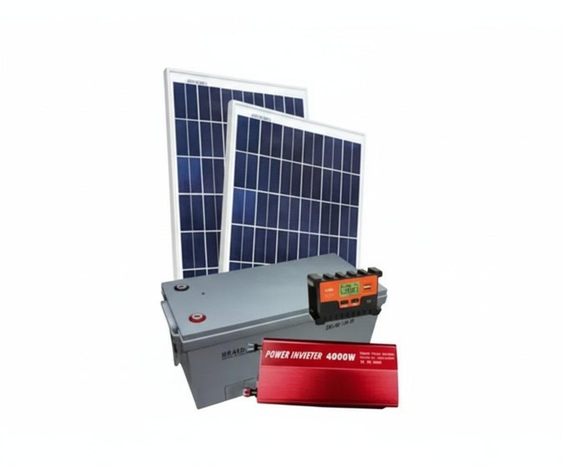 Kit Solar Completo 4000W Batería 200Ah