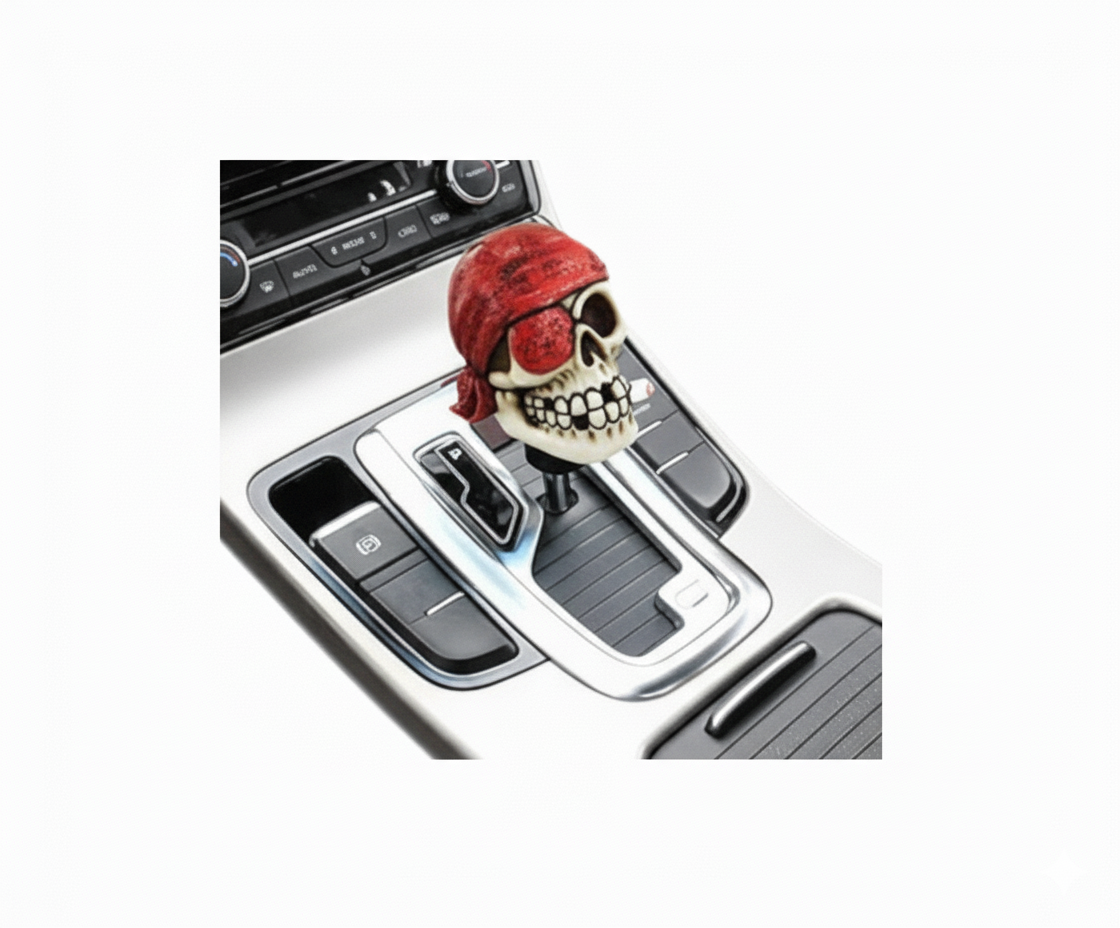 Pomo de Palanca Diseño de Calavera Pirata - UNIVERSO LED