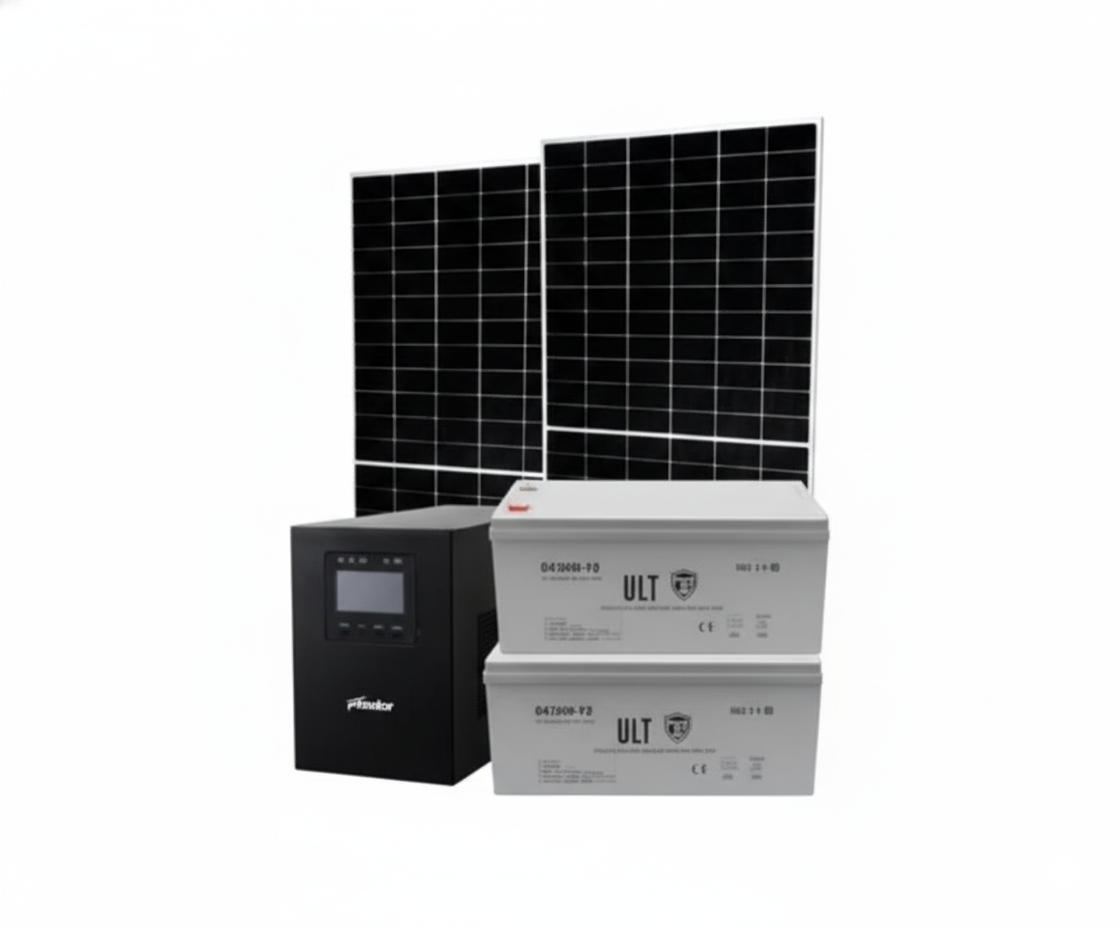 Kit Solar Básico Plus 2000W Gestión de Prioridades Off-Grid 400 Ah - UNIVERSO LED