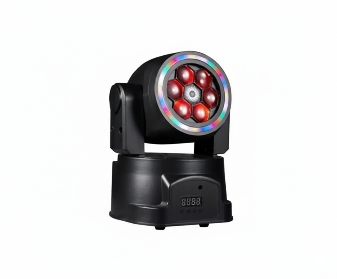 Robotica Ojos de Abeja con Láser y Aro Led una Cara