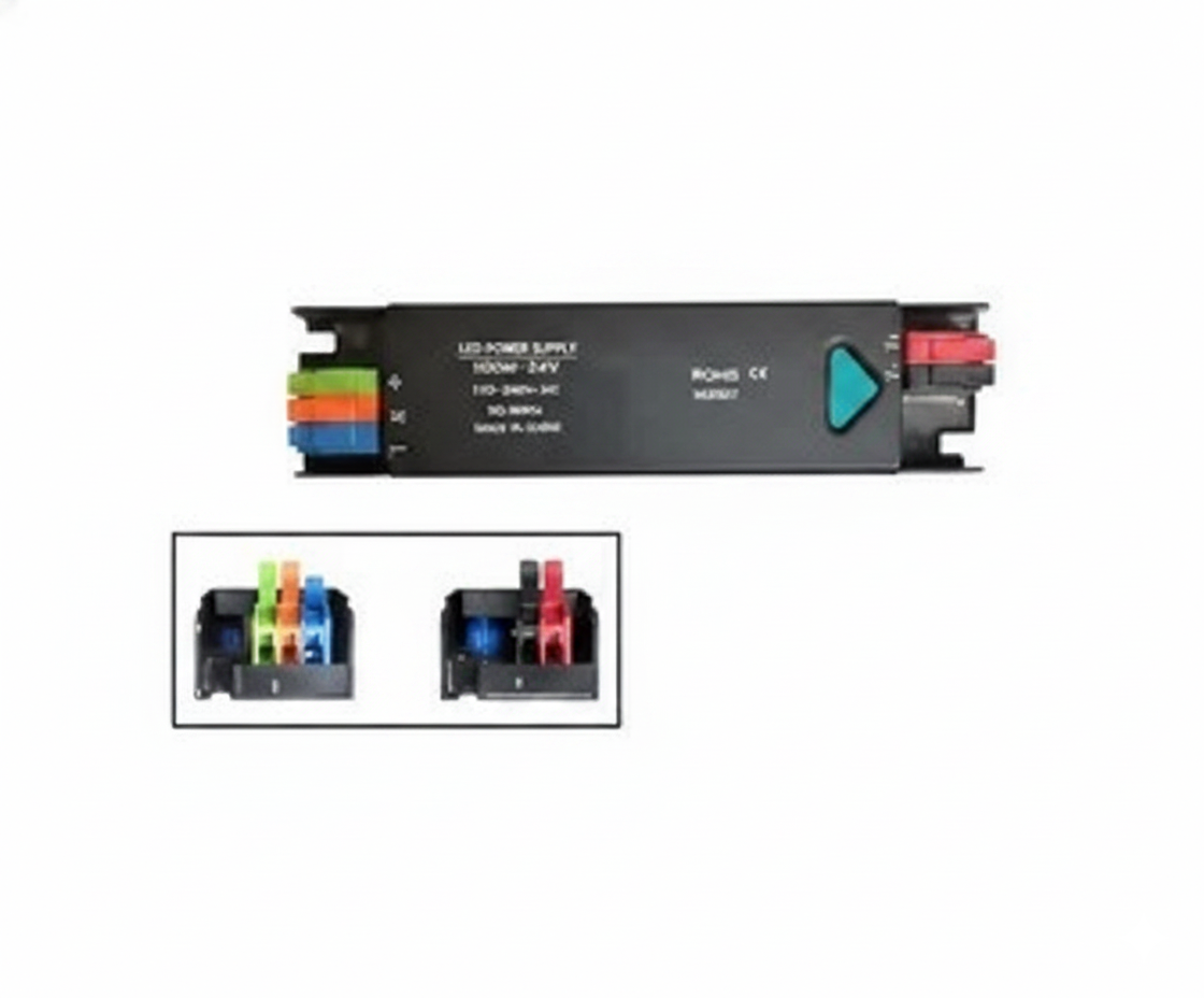 Fuente Slim PRO 24V 200W 8.3A (Conexión Rápida Sin Tornillos) - UNIVERSO LED