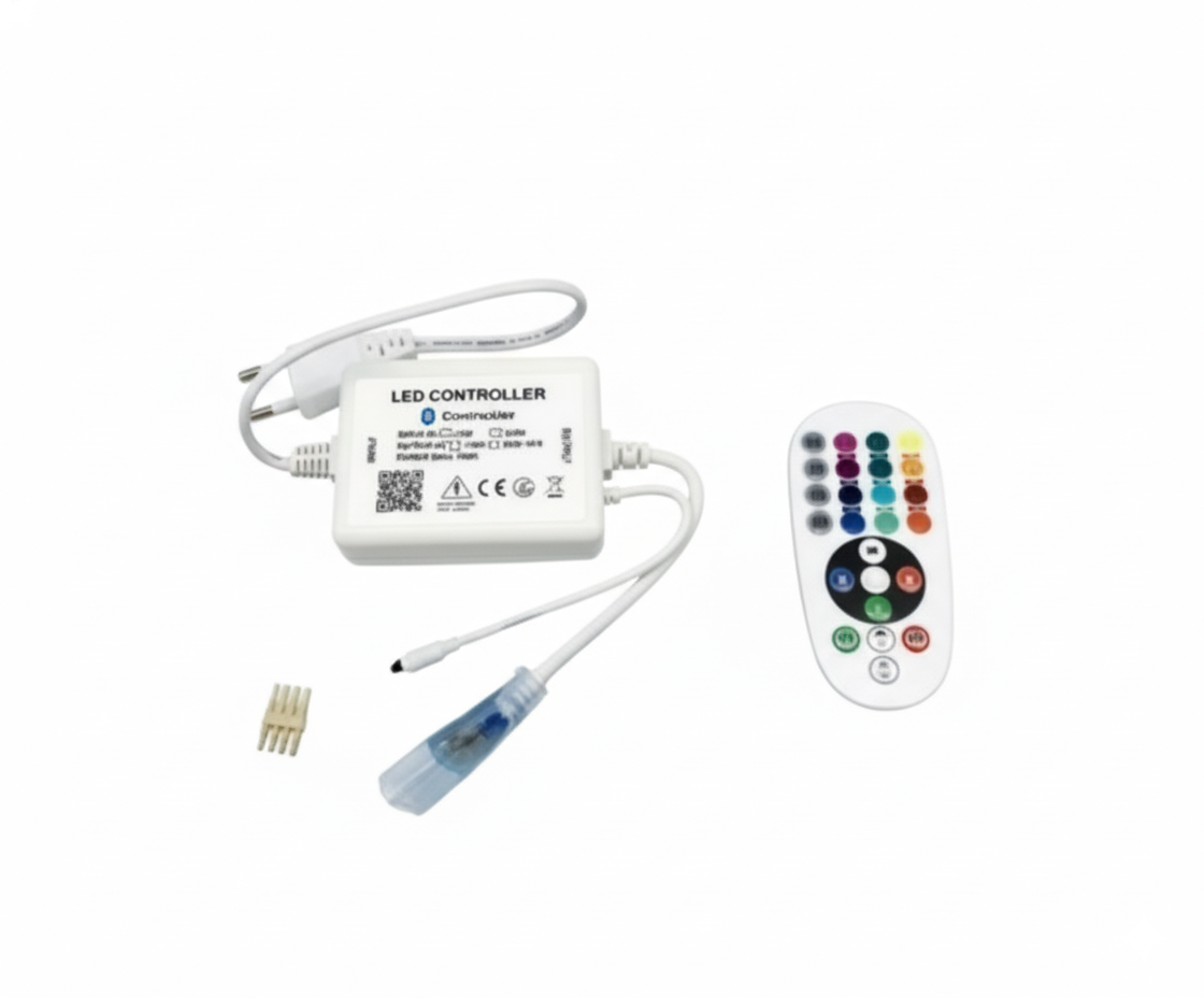 Controlador Bluetooth para Manguera LED 110v con App y Control Remoto