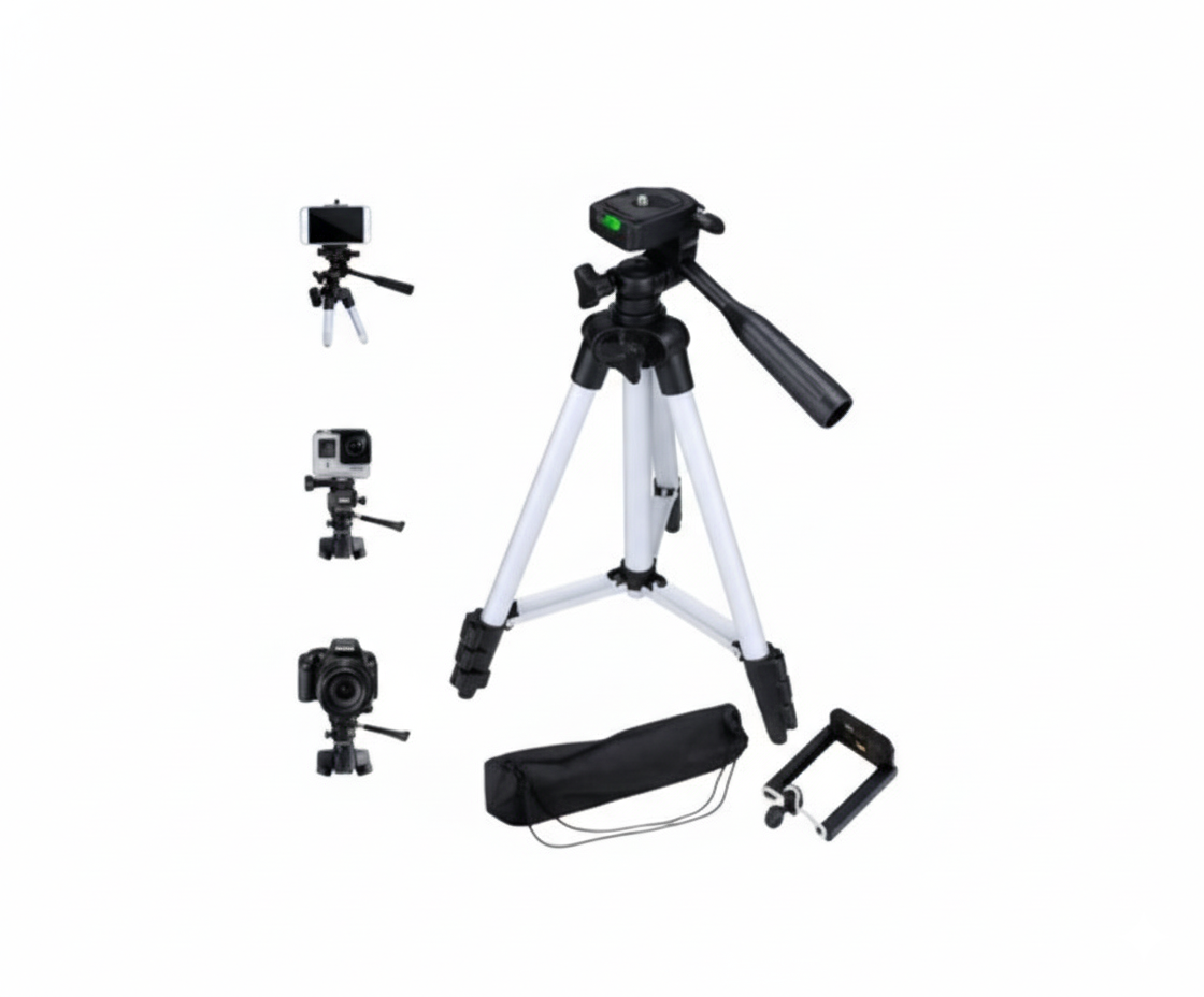 Trípode Universal 3 en 1 Soporte Extensible Vlogging - UNIVERSO LED