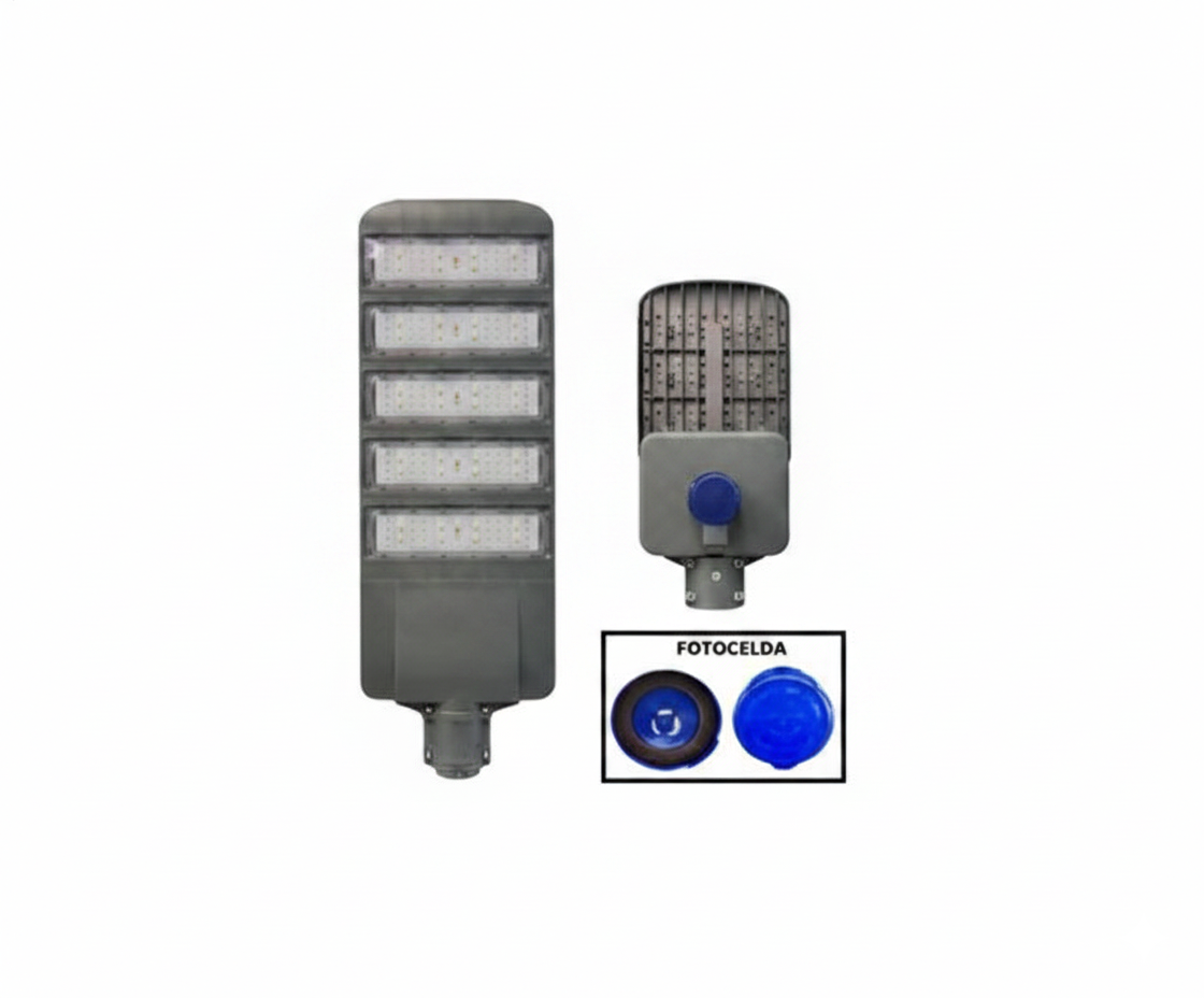 Lámpara Cobra LED 250W Fotocélula Automática - UNIVERSO LED