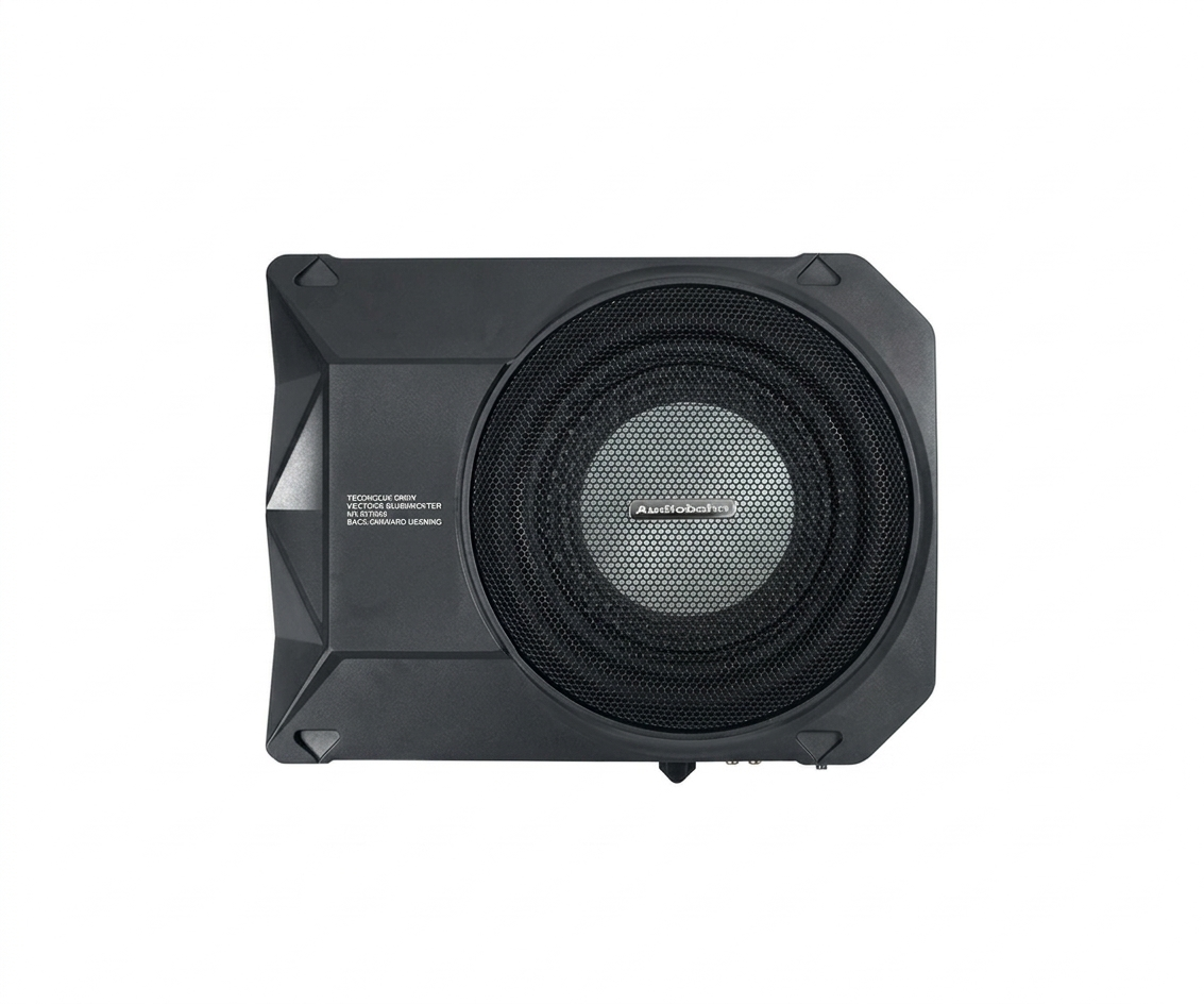 Bajo Amplificado Slim Pro 10" Subwoofer Activo 1000W Carcasa Aluminio - UNIVERSO LED