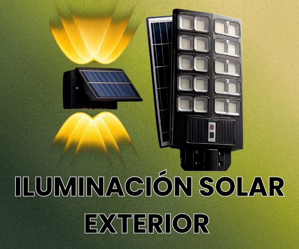 ILUMINACIÓN SOLAR EXTERIOR