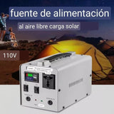 Mini Generador Kit Solar Panel Inversor 12000mha focos