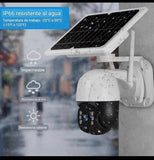 Camara Con Panel Solar Domo Ptz 1080 360° Wifi 2.4ghz