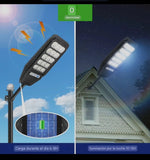 Lampara solar 400w Poste alumbrado publico