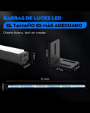 Barra Panorámica LED 8 Módulos COB HIELO/AMBAR/BALIZA