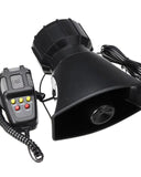 Megafono Sirena Policial 5 TONOS Alarma Altavoz para auto