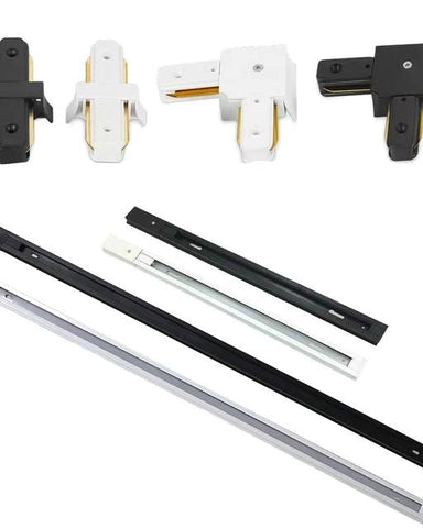 RIEL para Spot LED Uniones Recto y en L iluminacion puntual