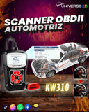 Scanner Automotriz OBDII KW310 Multimarca