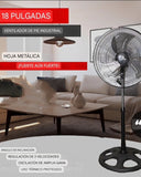 Ventilador Industrial de pedestal 10" 35w 18" 55w