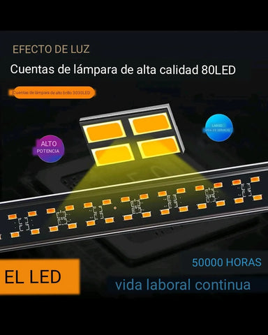 Barra LED Panoramica Estroboscopica 12v 80w 54cm