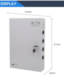 Fuente de poder centralizada para luces camaras sirenas CCTV 110/220V A 12V 5A 10A 20A 30A