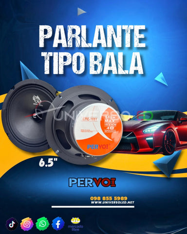 Parlante tipo bala PERVOI de 6.5 pulgadas