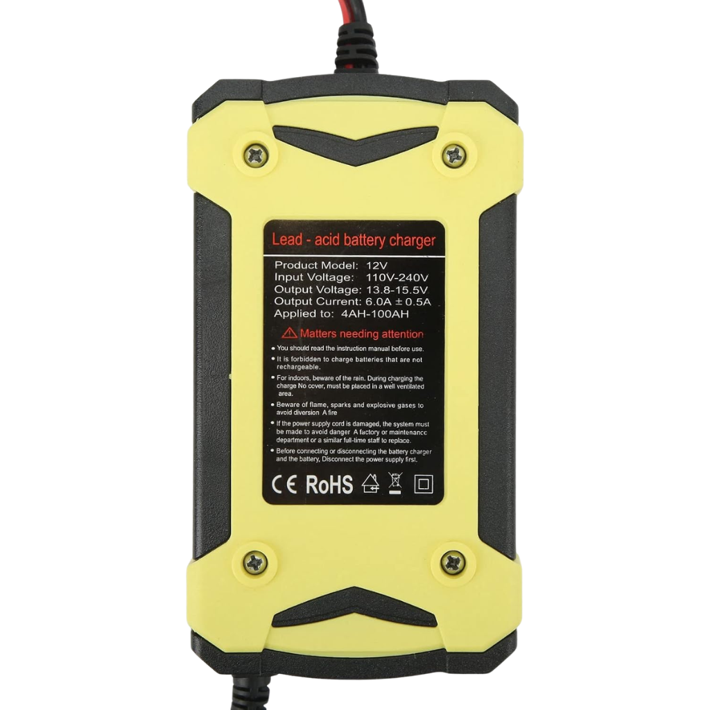 Cargador De Batería Inteligente 12v 6a Pantalla Lcd 3 En 1 - UNIVERSO LED