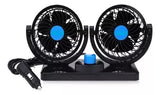 Ventilador para auto giratorio portatil doble