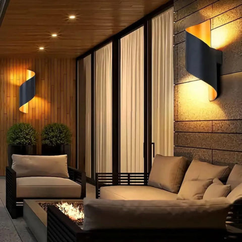 Foco de Pared Exterior Espiral