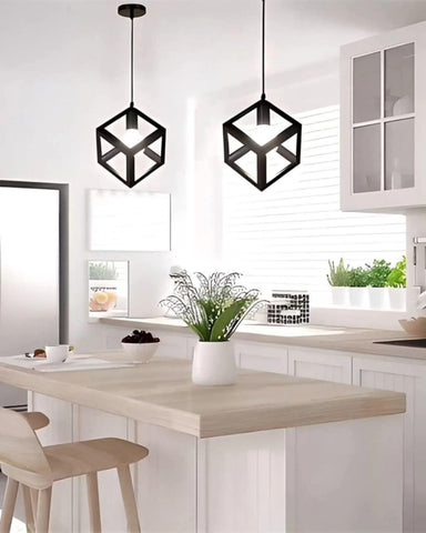 Lámpara Cubo de iluminación colgante