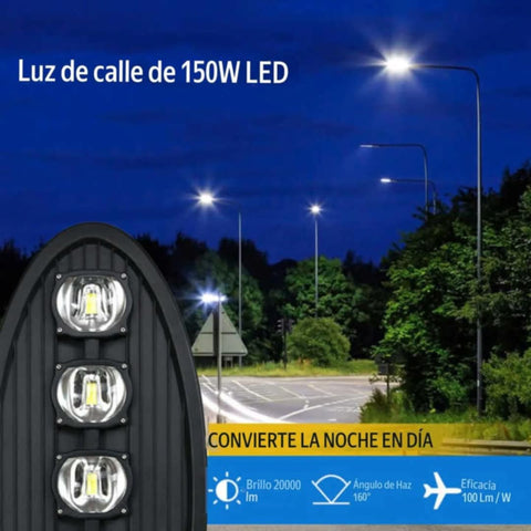 Luz led cobra 150w