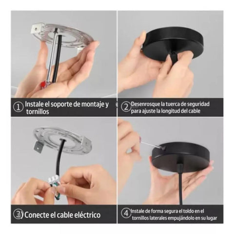 Lámpara Cubo de iluminación colgante