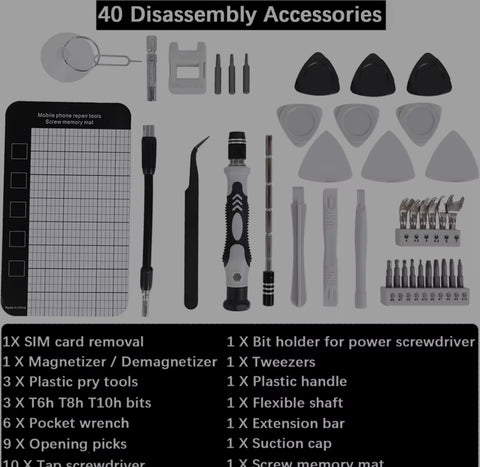 Kit destornillador celular