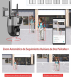 Cámara de vigilancia wifi doble lente