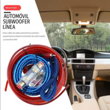 Kit Amplificador Cables de Audio para Auto