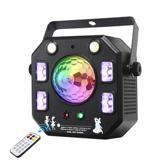 Luz LED Laser 3 en 1 Bola Magica iluminación para eventos