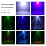 Luz LED Laser 3 en 1 Bola Magica iluminación para eventos