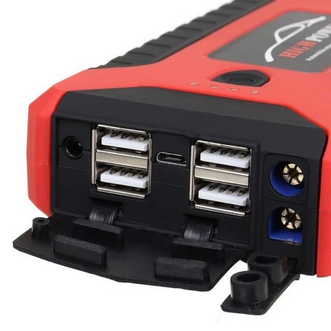 Arrancador de Bateria Portatil 600A 99800mha linterna