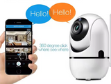 Camara de seguridad IP wifi para bebe Monitor inteligente vigilancia de interiores HD en la nube Seguimiento automático inteligente