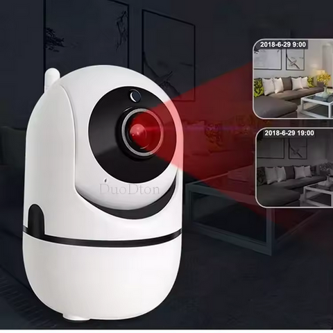 Camara de seguridad IP wifi para bebe Monitor inteligente vigilancia de interiores HD en la nube Seguimiento automático inteligente