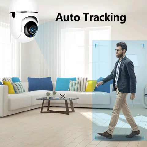 Camara de seguridad IP wifi para bebe Monitor inteligente vigilancia de interiores HD en la nube Seguimiento automático inteligente