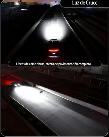 Foco para auto H4 K19 Delantero LED 180000LM 1800W