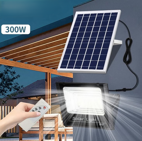 Reflectores solares para interior o exterior con panel solar