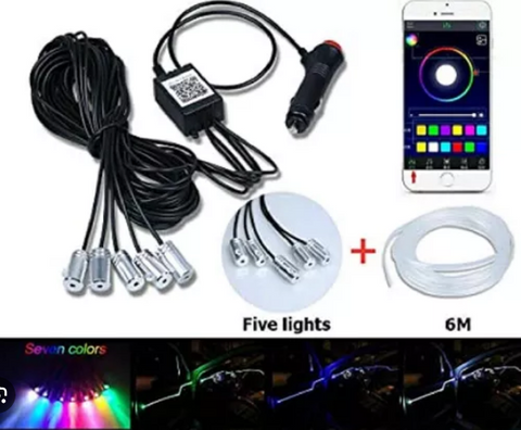 Hilo Led RGB con Aplicación de colores