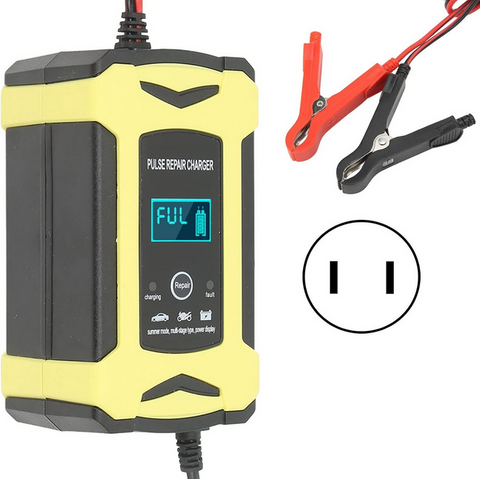 Cargador inteligente para batería, de motocicleta y coche, 12V