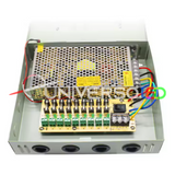 Fuente de poder centralizada para luces camaras sirenas CCTV 110/220V A 12V 5A 10A 20A 30A