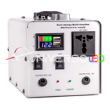 Mini Generador Kit Solar Panel Inversor 12000mha focos