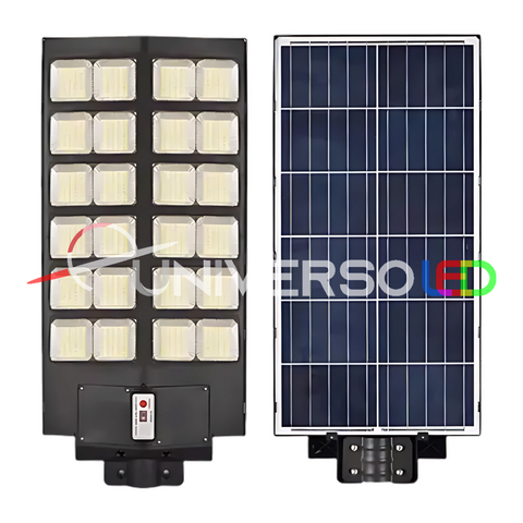 Lámpara Solar Poste 1600W LED Exterior Reflector