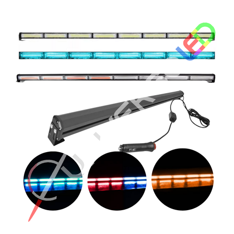 Barra Panorámica LED 8 Módulos COB HIELO/AMBAR/BALIZA