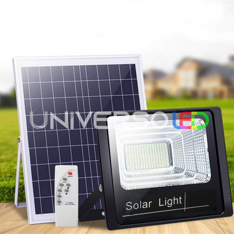 Reflectores solares para interior o exterior con panel solar