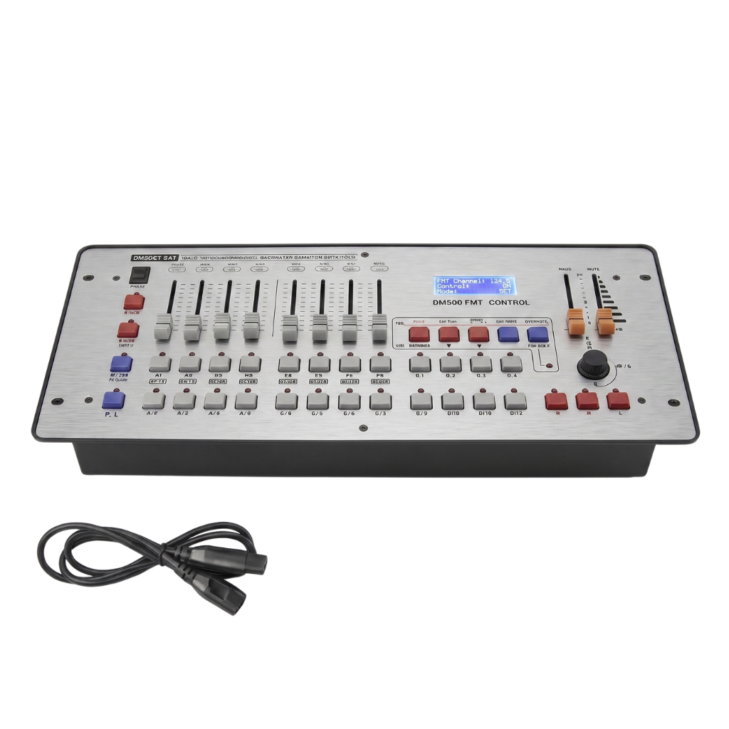 Consola Controlador DMX 240 Canales Modelo Disco 240 para Luces Robóticas, Cabezas Móviles y Equipos de Iluminación Escénica DMX512 - UNIVERSO LED